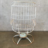 Mid Century Modern High Back Swivel Chair