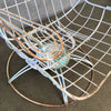 Mid Century Modern High Back Swivel Chair