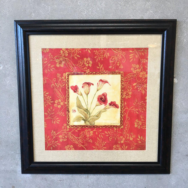 Cali Lilly Flower Art Print by Jo Moulton