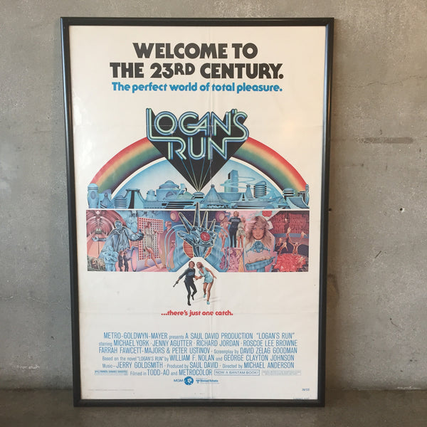 1975 Logans Run Original Movie Poster