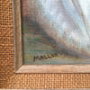 Signed Oil Painting of Seated Lady by Grace Elizabeth Mallon