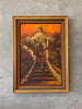1960's Oil on Canvas Painting Signed Conche