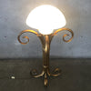 Hollywood Regency Gold Leaf Table Lamp