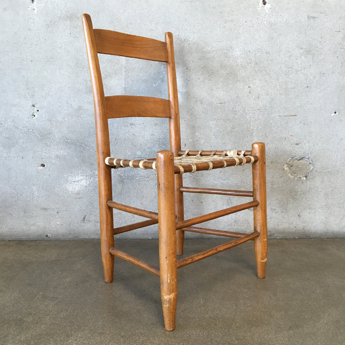 Vintage Chair with Rawhide Straps
