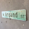 Vintage Seattle St Sign W Argand St