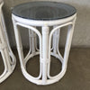 1960's Set of Three Bamboo Nesting Tables