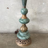 1950's Marble Brass Art Lamp