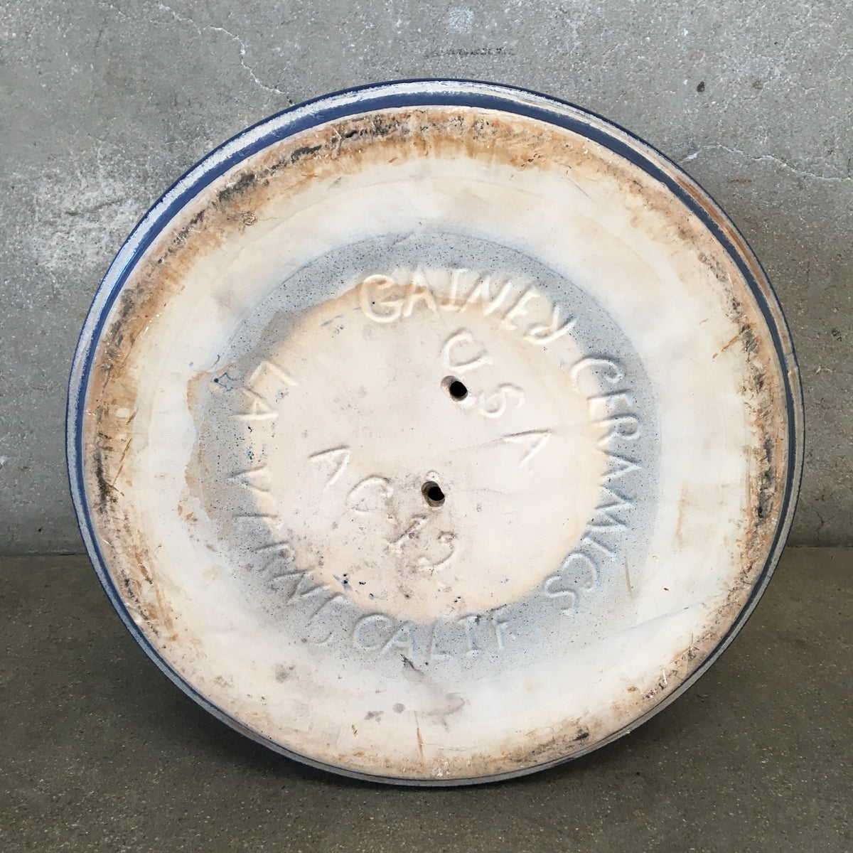Dark Blue Gainey Garden Pot