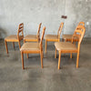 Set of Six Danish Teak Dining Chairs By Drylund