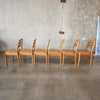 Set of Six Danish Teak Dining Chairs By Drylund