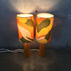 70's Mod Pair Of Accent Lamps