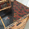Madeleine Castaling French Chinoiserie Bamboo Dresser W/Mirror Lacquer Top