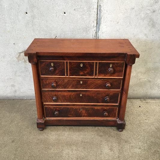 Antique Mahogany Salesman's Sample Dresser