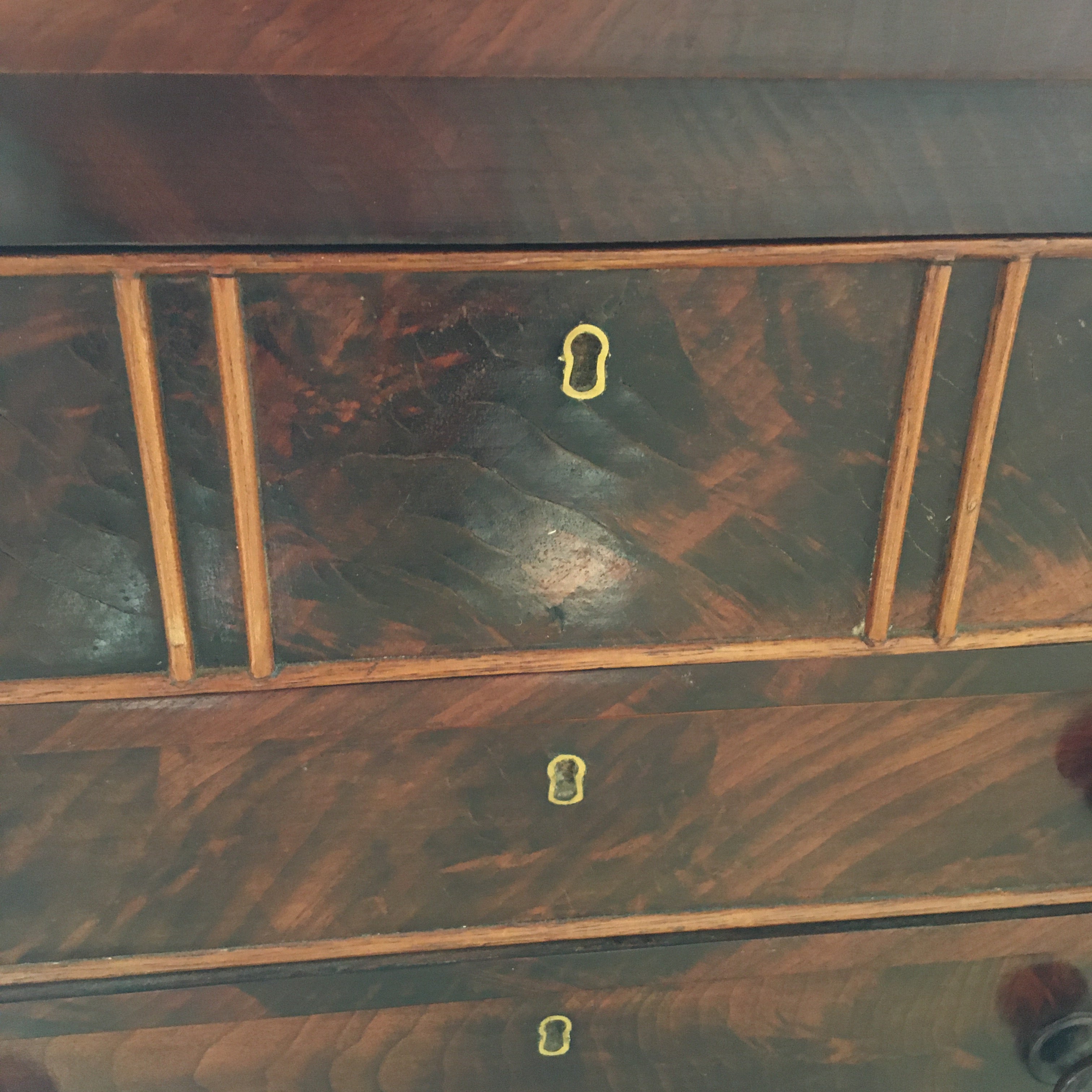 vintage mahogany dresser Antique Mahogany Salesman's Sample Dresser