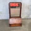 Antique Mahogany Vanity Mirror (Comes With Key)