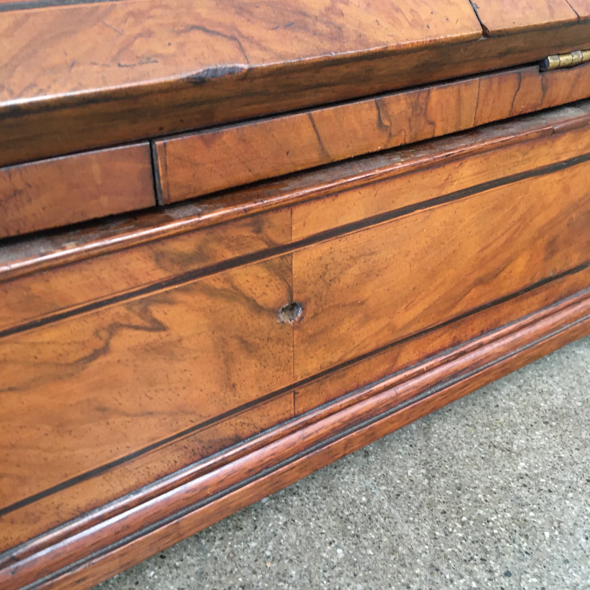 Antique Mahogany Vanity Mirror (Comes With Key)