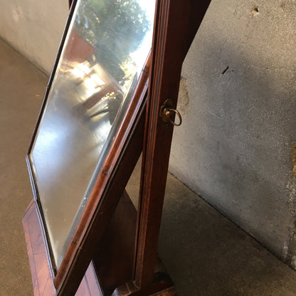 Antique Mahogany Vanity Mirror (Comes With Key)