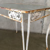 Vintage Iron & Glass Patio Table