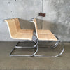 Set of Six Chairs Miles Van Der Rohe MR10 and MR20
