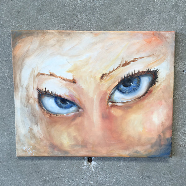 Eyes Oil Painting