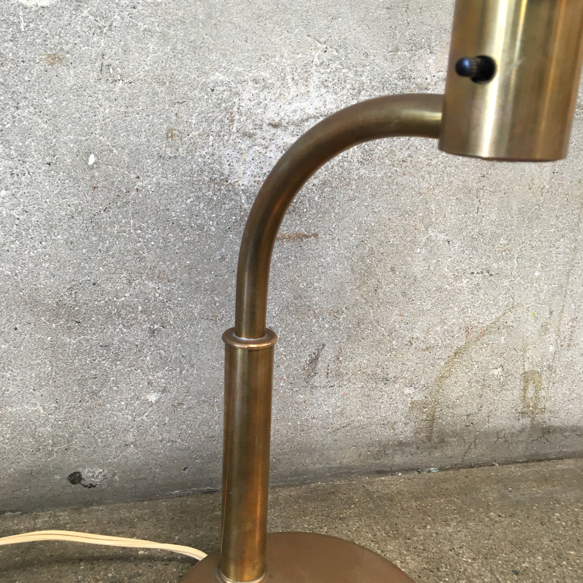 Rare Walter Von Nessen Brass Lamp