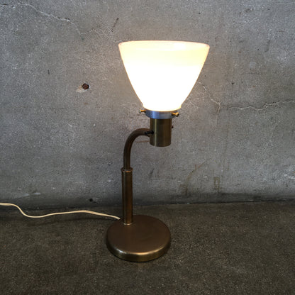 Rare Walter Von Nessen Brass Lamp