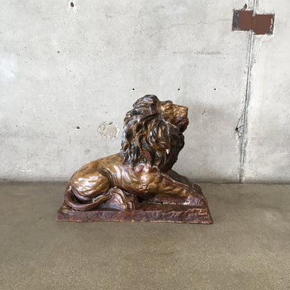 Vintage Cast Garden Lion