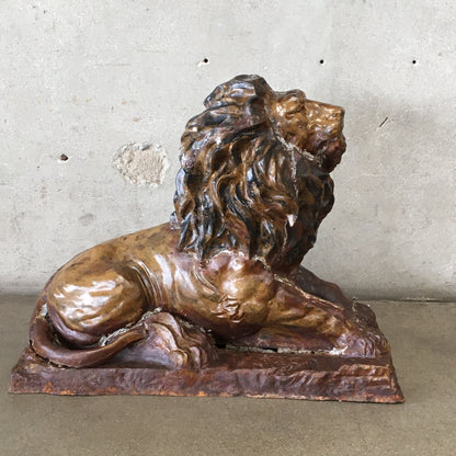 Vintage Cast Garden Lion