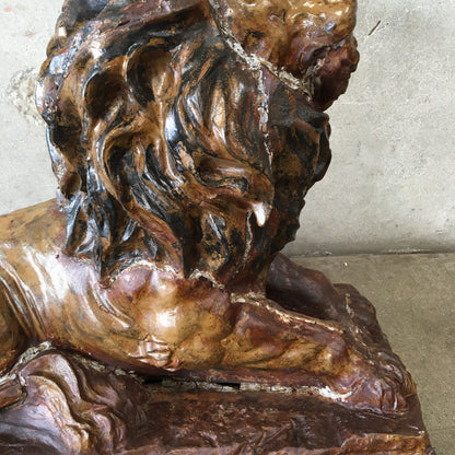 Vintage Cast Garden Lion