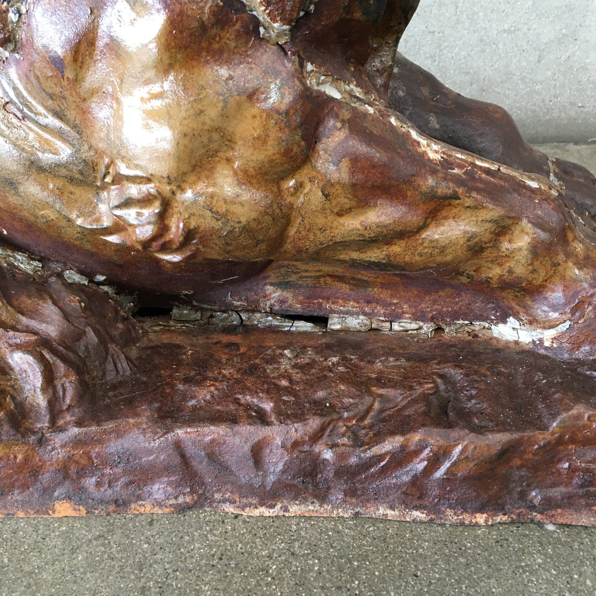 Vintage Cast Garden Lion
