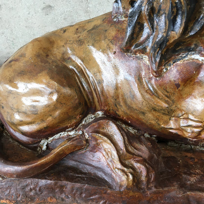 Vintage Cast Garden Lion