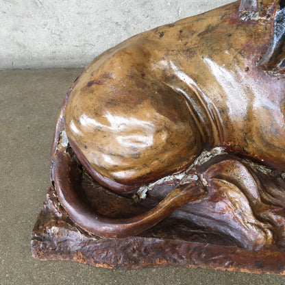 Vintage Cast Garden Lion