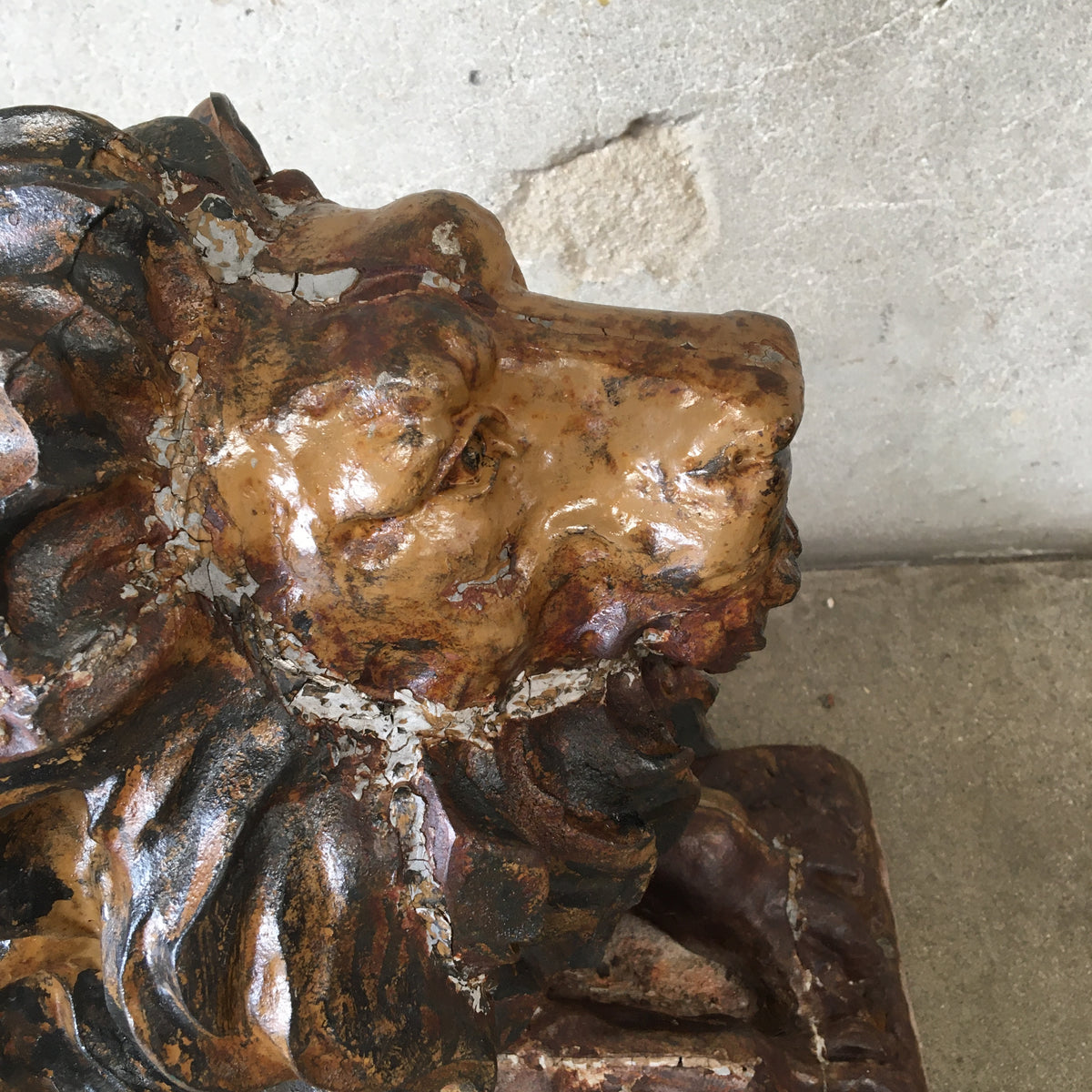 Vintage Cast Garden Lion