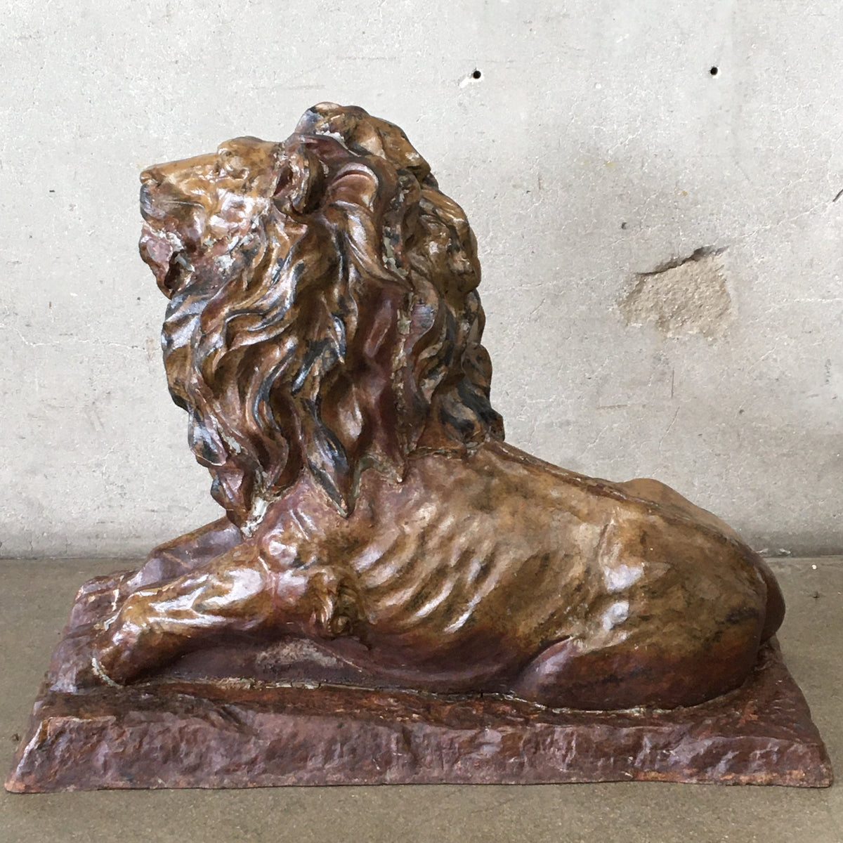 Vintage Cast Garden Lion