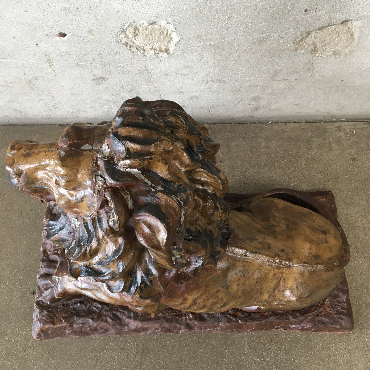 Vintage Cast Garden Lion