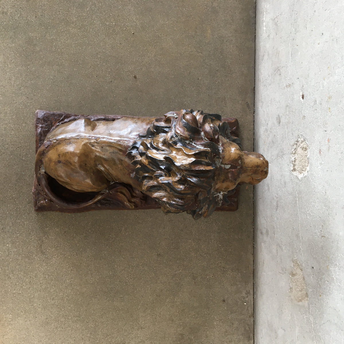 Vintage Cast Garden Lion