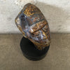 Head Sculpture With Glazed Finish