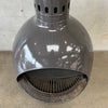 Vintage Mid Century Porcelain Finish Malm "Fire Drum 3" Fireplace