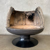 Vintage Mid Century Porcelain Finish Malm "Fire Drum 3" Fireplace