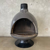 Vintage Mid Century Porcelain Finish Malm "Fire Drum 3" Fireplace