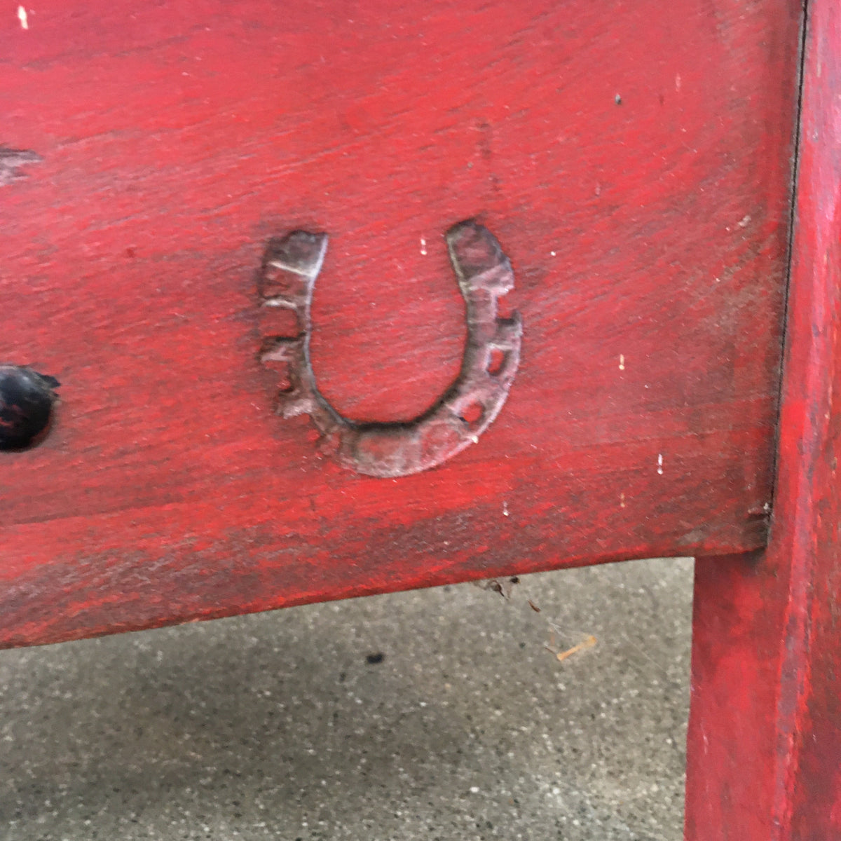 Red Vaquero Monterey Furniture Desk
