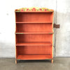 Red Floral Monterey Bookcase