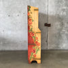 Red Floral Monterey Bookcase
