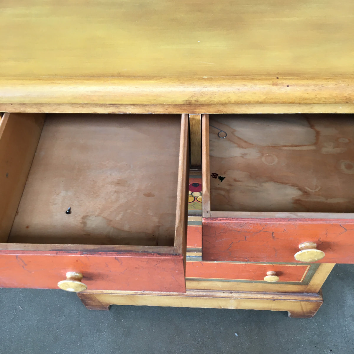 Monterey Furniture Floral High Boy Dresser
