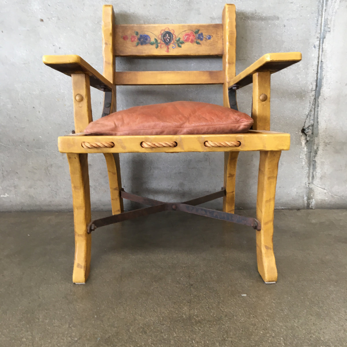 Monterey Furniture Straw Single Cushion Armchair