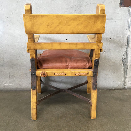 Monterey Furniture Straw Single Cushion Armchair