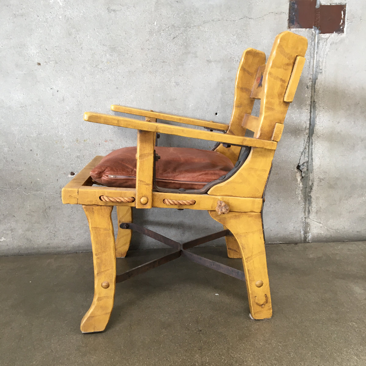 Monterey Furniture Straw Single Cushion Armchair