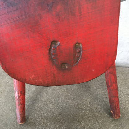 Set of Four Red Wine Cellar Monterey Furniture Chairs