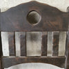 Single Keyhole Monterey Old Wood Side Chair