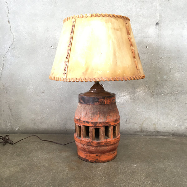 Large Monterey Barrel Lamp